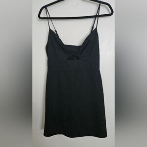 Abercrombie & Fitch Black Mini Black Dress | Medium Petite